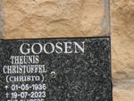 GOOSEN Theunis Christoffel 1936-2023