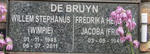 BRUYN Willem Stephanus, de 1945-2011 & Fredrika H? Jacoba 1949-