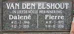 ELSHOUT Dalené, van den 1946-2019 :: VAN DEN ELSHOUT Pierre 1973-2016