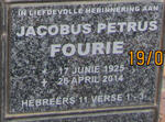 FOURIE Jacobus Petrus 1925-2014