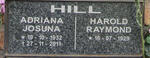 HILL Harold Raymond 1929- & Adriana Josuna 1932-2011