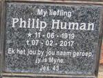 HUMAN Philip 1919-2017