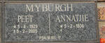 MYBURGH Peet 1929-2005 & Annatjie 1936-