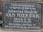 NIEKERK Johannes  Hendrik, van 1961-2018