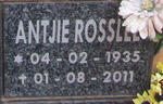 ROSSLEE Antjie 1935-2011