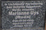UYS Marianne nee ROOS 1980-2021