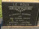 ROUX Rachel Jacoba, le 1911-1989