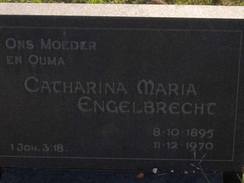 ENGELBRECHT Catharina Maria 1895-1970