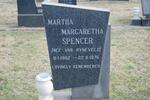SPENCER Martha Margaretha nee VAN RYNEVELD 1902-1976