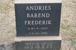 STEYN Andries Barend Frederik 1907-1976