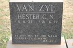 ZYL Hester C.N., van 1927-1977
