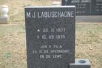 LABUSCHAGNE M.J. 1907-1979