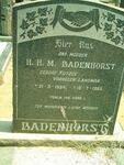 BADENHORST H.H.M. nee KOTZEE formerly LANDMAN 1884-1965