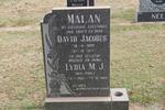 MALAN David Jacobus 1892-1977 & Lydia M.J. POHL 1902-1989