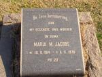 JACOBS Maria M. 1914-1970