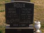ROUX Ockert Antonie 1907-1977 & Francina Helena SWART 1912-2001