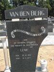BERG Lenie, van den  1914-1977