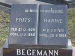 BEGEMANN Frits 1909-1988 & Hannie 1910-1988