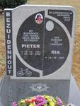 BEZUIDENHOUT Pieter 1957-2006 & Ria 1963-
