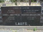 LAUFS Daniel Mattheus 1879-1973 & Martha Magdalena 1888-1966