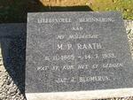RAATH M.P. 1865-1933