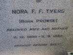 TYERS Nora F.F. nee PROWSE 1880-1950