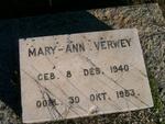 VERWEY Mary-Ann 1940-1953