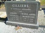 CILLIERS Charl Andries 1928-1985 & Marie-Anna 1944-2003