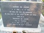 JAGER Jannie, de 1916-1962 & Frances DE VILLIERS 1913-1976