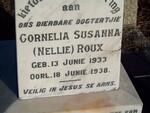 ROUX Cornelia Susanna 1933-1938