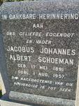 SCHOEMAN Jacobus Johannes Albert 1891-1957
