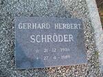 SCHRODER Gerhard Herbert 1906-1989