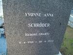 SCHRODER Yvonne Anna nee SWART 1918-1972