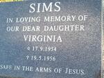SIMS Virginia 1954-1956