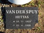 SPUY Hettas, van der 1922-1998
