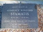 STAMATIS Florence Wineford 1891-1921