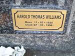 WILLIAMS Thomas James 1878-1948 :: WILLIAMS Harold Thomas 1925-1996 :: THOMAS Winnie Tilda 1905-1993_2