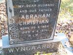 WYNGAARDT Abraham Christian 1904-1970