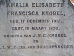 KNOBEL Amalia Elisabeth Francisca 1812-1892