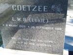 COETZEE L.W. B. 1923-1989
