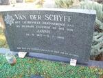 SCHYFF Jannie, van der 1927-1969