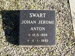 SWART Johan Jerome Anton 1950-1993