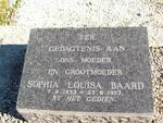 BAARD Sophia Louisa 1873-1957