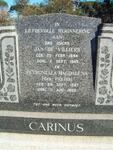 CARINUS Jan de Villiers 1894-1947 & Petronella Magdalena PREISS 1897-1969