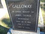 GALLOWAY James George Montague 1889-1967