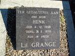 GRANGE Henk, le 1958-1970
