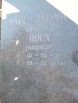 ROUX Paul Jacobus 1878-1946 & Louisa Aletta 1887-1989_1