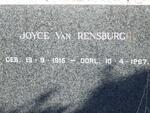 RENSBURG Joyce, van 1915-1967