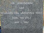 SMIT Margaretha Johanna nee VAN ZYL 1877-1967