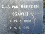 HEERDEN G.J., van 1908-1967